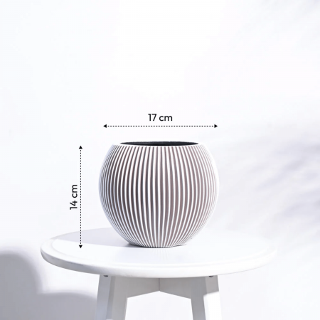 Zuri Vase Ball Groove