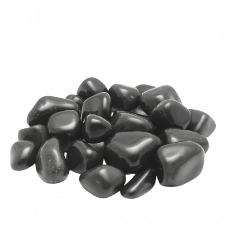 Black Polished Pebbles- 1 Kg